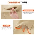 thumbnail image 3 of Funda para Silla de Patio Arcedo Impermeable 2 Unidades Beige y Marrón, 3 of 7