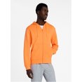 thumbnail image 2 of Athletic Works Men's and Big Men's Fleece Zip Hoodie Sweatshirt, Size S-5XLT, 2 of 6