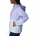 thumbnail image 3 of Women's Columbia Flash Forward Hood Colorblock Windbreaker Jacket Color: White Black Size: XX LARGE, 3 of 5
