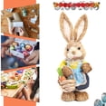 thumbnail image 1 of Decoraciones Pascua Handmade Conejo Estatua Del (E), 1 of 9