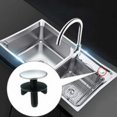 thumbnail image 4 of Tapa del grifo, protector del orificio de la cubierta de la cocina, tapón del orificio del grifo del fregadero, cubierta del grifo de acero inoxidable para accesorios del fregadero, baño del hogar Sailing Electrónica, 4 of 5