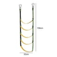 thumbnail image 3 of Peggybuy 3/4/5 Step Portable Rope Ladder Soft Swim Ladder for Canoe (156CM), 3 of 8