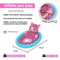 thumbnail image 2 of Salvavidas Dona Inflable Bestway Infantil Diseño Leopardo Rosa, 2 of 5