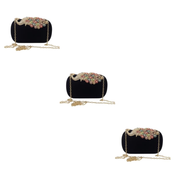 Minnieouse Bolso de moda y conveniente para On-go Fashionistas Bolsos de noche Embragues Bolso Monedero Elegante Durable Funcional negro 1 Type1 NO1
