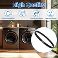 thumbnail image 4 of CEORPER 2Pieces Rubber Washing Machine Drive Belts for GTW220A CK6WW GTW220ACK7WW, 4 of 9