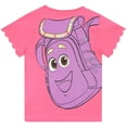 thumbnail image 5 of Dora The Explorer Girls Dora T-Shirt Pink Sizes 3T-8, 5 of 6