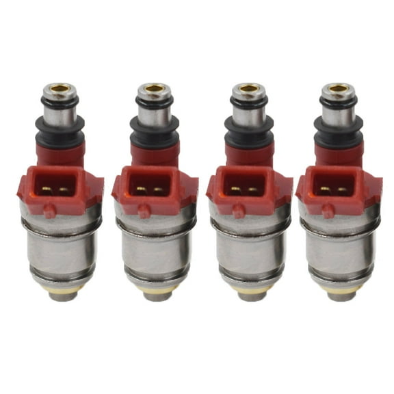 Genrics 4X 16600-86G00 1660086G00 Fuel Injectors Replacement for Nissan Pickup 2.4L 1995/Nissan D21 1990-1994 2.4L
