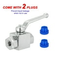 thumbnail image 6 of Hydraulic Ball Valve 2-Way 1/4" NPT Female High Pressure Ball Valve 7250 PSI Shut-Off Hydraulic Valve, 6 of 6