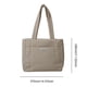 thumbnail image 5 of Bolso Hombro Acolchado Suave para Mujer Bolso Compras Ligero para Exterior para Mujer (blanco), 5 of 9