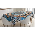 thumbnail image 1 of Ambesonne Vintage Tablecloth Rectangular Table Cover, Moroccan Ceramic Tile, 60"x84", Multicolor, 1 of 3