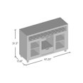 thumbnail image 4 of Furniture of America Raxon Industrial Wood Multi-Storage Buffet in Walnut, 4 of 8