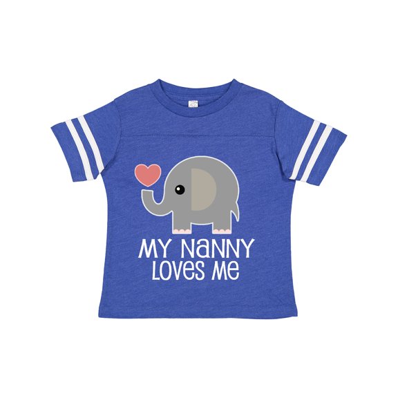 Inktastic My Nanny Loves Me Grandchild Boys or Girls Toddler T-Shirt
