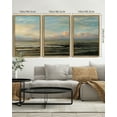 thumbnail image 4 of Drsoum Vintage Retro Coastal Classic Paints Rustic Farmhouse Landscape Wall Art 16x24in3pcs Natural Framed Kitchen Bathroom Kitchen Decor, 4 of 7