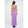 thumbnail image 5 of Renee C. Plisse Halterneck Maxi Cutout Dress with Open Back - Rosa Apparel, 5 of 5