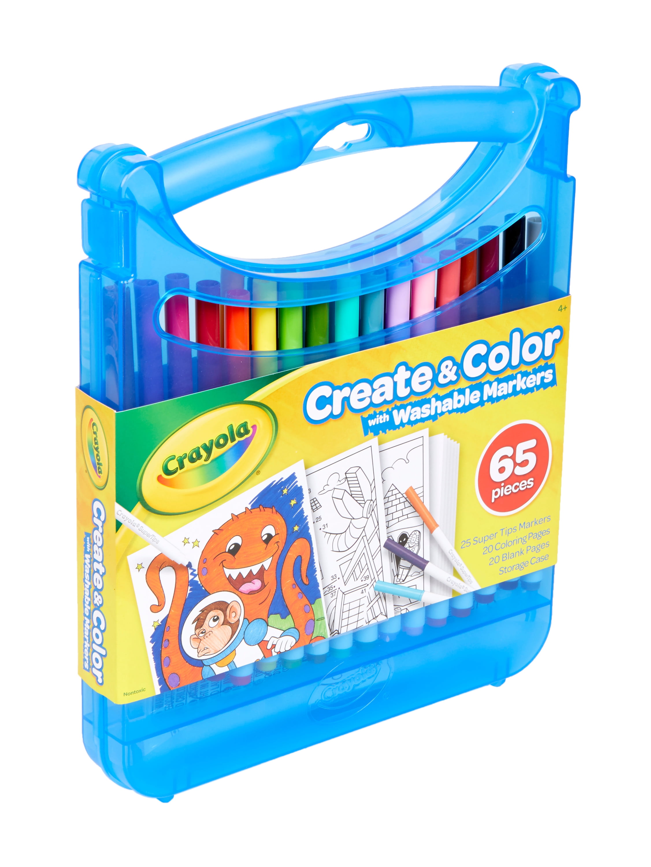 Crayola Create & Color Super Tips Kit SuperTips Washable Markers, Asso –  S&D Kids