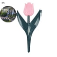 thumbnail image 2 of Plastic Garden Fence Set - 4 Interlocking Pieces, Decorative Tulip Design, Flexible Border for Walkways, Lawns, Tree Rings, Pool Areas, 2 of 6