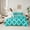 Cyan White, variant on Manfei Abstract Geometric Floral 7-Piece Twin Bedding Sets,Boho Exotic Style Bedding Comforter Set,White Black Sheet Sets For Men Women,Breathable Home Decor Reversible
