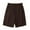 Brown, variant on Men's Ice Silk Fitness Running Shorts Yoga Soft Men's Cotton Shorts Casual Workout Beach Wear