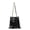 Black, variant on NCY Fringe Purse Boho Shoulder Bag with Tassel Bohemian Retro Waxed Patent Leather Tote Crossbody Handbag for Women