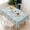 White-4, variant on Rectangular Tablecloth 60x84 Inch – Waterproof Polyester Printed Table Cover, Wrinkle Resistant, Washable for Kitchen & Dining, Floral Flowers Theme
