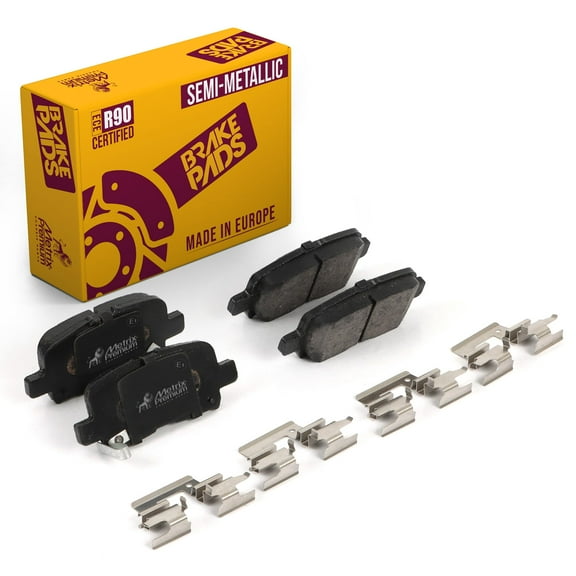 Metrix Premium Chassis Parts - Rear Semi-Metallic Disc Brake Pad Set D865 Fits 2001-2006 Acura MDX, 2002-2004 Honda Odyssey, 2003-2008 Honda Pilot, Made in Europe