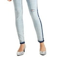 thumbnail image 3 of INC International Concepts Women's High Rise Ripped Skinny Jeans Blue Size 14, 3 of 3