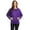 Purple, variant on Women's Trendy Style Dolman Long Sleeves Solid Top