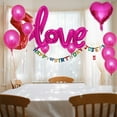 thumbnail image 6 of Dengjunhu 1 Set Red Love Balloon Letters - Pack of 13 | Red Heart Balloons for I Love You Balloons| Romantic Decorations Special Night |Happy Anniversary Decorations Romantic, Valentines Day Decor, 6 of 7