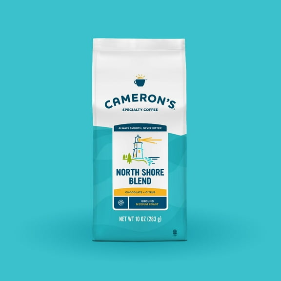 (Pack of 6) Camerons Coffee Ground N Shore Blend 12 oz