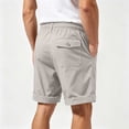 thumbnail image 4 of EOYWHK Casual Shorts for Men Casual Elastic Waist Summer Shorts for Men Soft Lightweight Breathable Sports Shorts for Running Jogging Outdoor Active Yellow XXL, 4 of 6