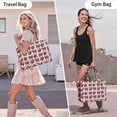 thumbnail image 6 of Large Capacity Tote Bag,Red Football Helmets with Bows Pattern Handbag Fashion Luxury Tote Bag,15.7"x13"x 5.1" Inches,Laptop Compatible, 6 of 6