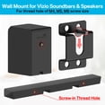 thumbnail image 2 of Soporte de pared para barra de sonido Vizio Sound Bar modelo tiebutie, 2 of 7