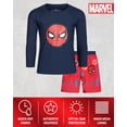 thumbnail image 4 of Marvel Spiderman Boys’ Rash Guard Set – Spider-Man Kids’ UPF 50+ Swim Shirt and Trunks for Boys (3T-12), 4 of 6