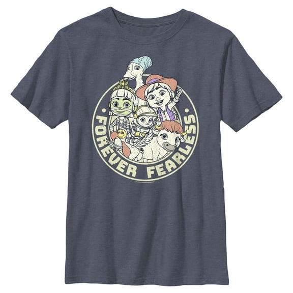 Boy's Ridley Jones Ridley Stamp  Graphic Tee Navy Blue Heather Medium