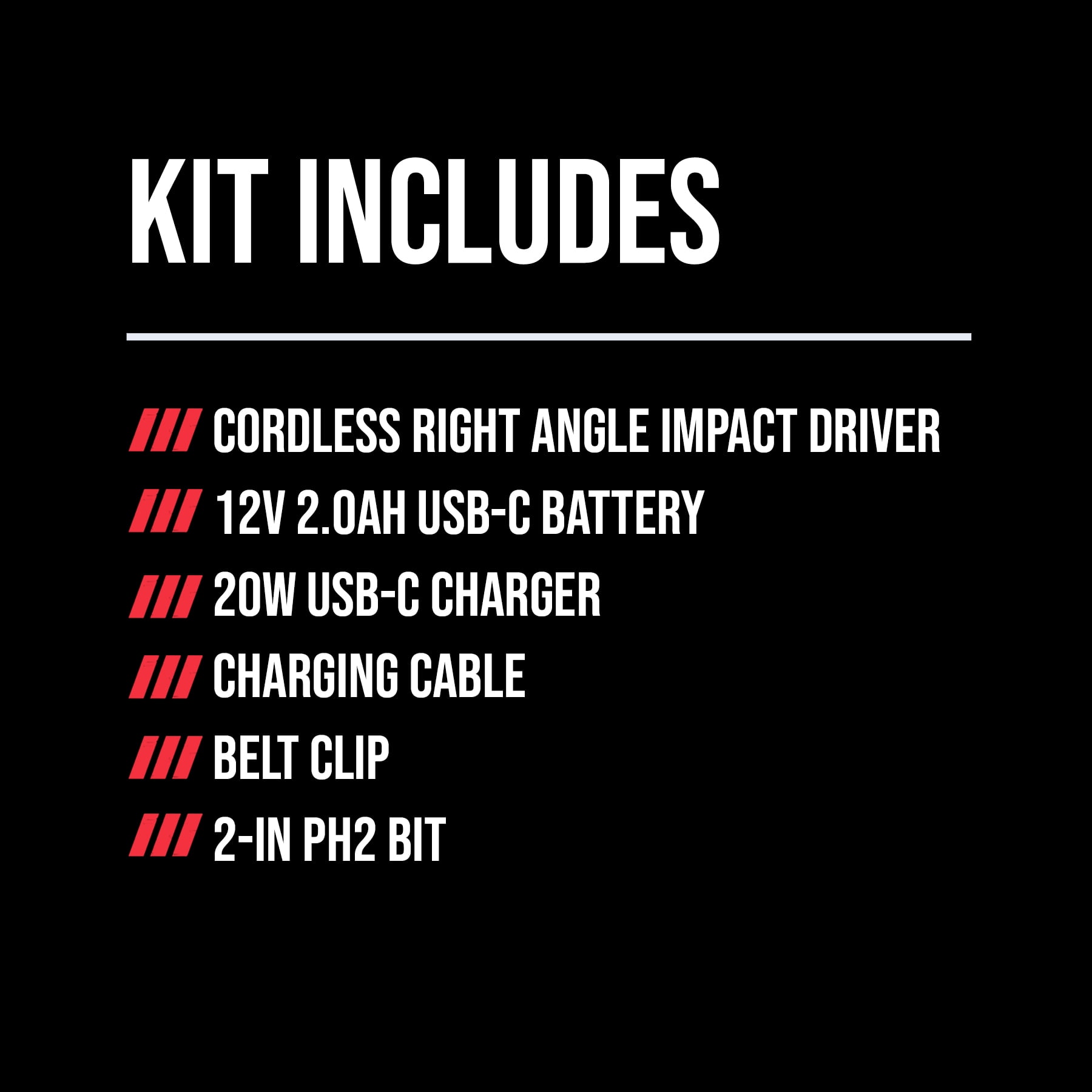 SKIL PWRCORE 12™ Brushless 12V Right Angle Impact Driver with 2.0Ah USB-C Battery and 20W PD Charger -RI5745A-11