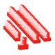 thumbnail image 3 of 50 unidades de portavasos de cartón resistentes al desgarro con diseño floral. rojo, 3 of 9