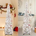 thumbnail image 6 of 5FT PVC Christmas Tree Ornaments Silver Tops Green Christmas Socks Living Room Courtyard Christmas Party Scene Decoration, 6 of 11