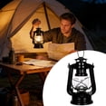 thumbnail image 6 of Vintage Kerosene Lantern Portable Oil Lamp for Camping Hiking Emergency Decor Multiple Colors, 6 of 8