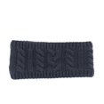 thumbnail image 1 of HyFASHION - Diadema/Cinta para la cabeza de punto modelo Meribel para adultos (Azul Marino), 1 of 2