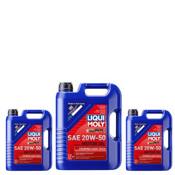 Liqui Moly 20114 MOTOR OIL  Touring High Tech 20W-50 Pack of 3