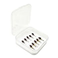 thumbnail image 1 of 10 piezas de señora de pesca con mosca de metal ganchos de mosca ligera realistas para jigs de agua dulce de agua dulce salmón de salmón de salmón Estilo C, 1 of 8