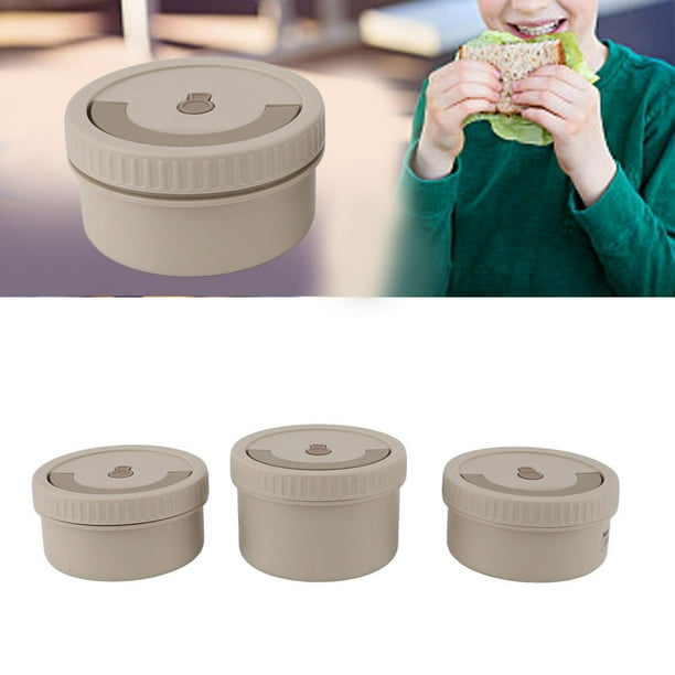 Contenedor de Almuerzo Aislado Conjunto de Contenedor de Almuerzo de Comida Aislado Portátil Redondo Sellado a Prueba de Fugas con Bolsa Caja Bento Aislada para la Oficina de ANGGREK Otros