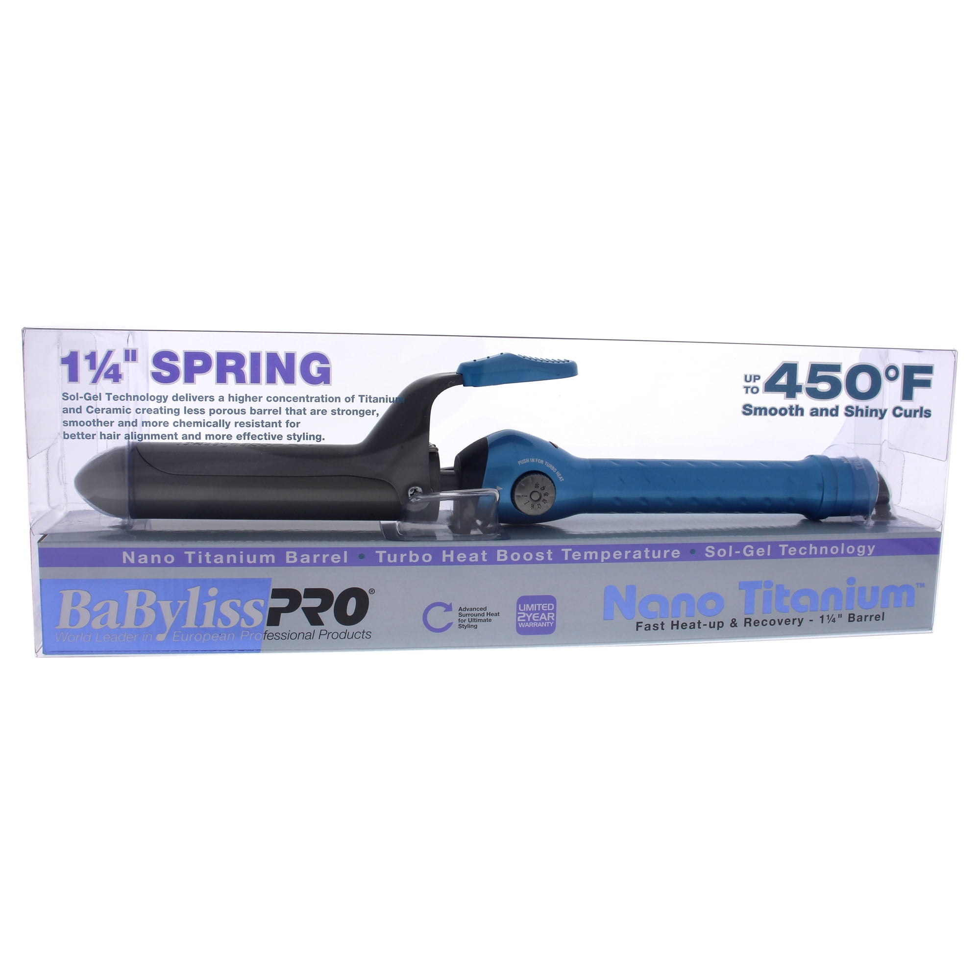 babyliss pro curling iron 1.25