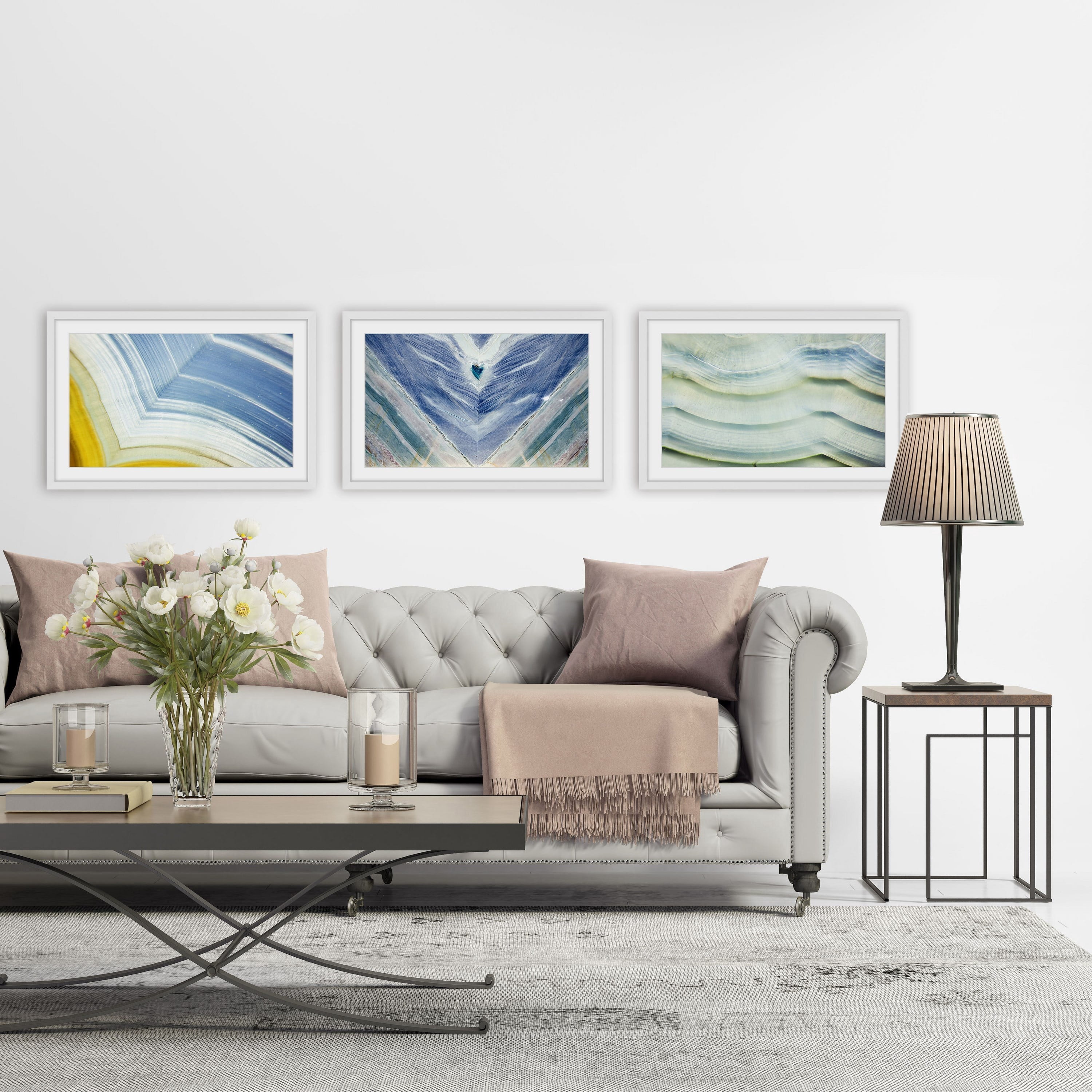 Layers of Color Triptych