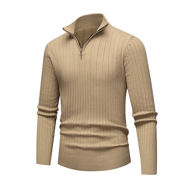 pstuiky camisas de manga larga para hombre, Suéter informal de manga larga con cuello alto y cremallera lisa para hombre tops de invierno para hombre xxxl
