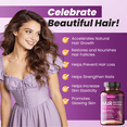 thumbnail image 4 of VecNythra Hair Growth Vitamins for Women | Biotin 10,000mcg, Collagen, , Saw Palmetto | Naturally Regrow Stronger & Healthier Hair, Skin and Nails | Stops Hair Loss,60 Capsules,, 4 of 9