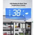 thumbnail image 5 of KFFKFF 72"W Commercial Refrigerator, 18.7 Cu. Ft Sandwich Prep Table, Food Prep Fridge with 30 Pans and Cutting Board, Stainless Steel Salad Prep Cooler for Restaurant and Food Truck, 5 of 9