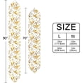 thumbnail image 2 of GZHJMY Watercolor Dog Paw Table Runner Seasonal Table Cloth Runner for Kitchen Dining Table Wedding Party Holiday Coffee Dining Home Decor 13 x 70 Inches, 2 of 7