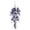Dark Purple, variant on Eguiwyn Artificial Hanging Petunia Flowers, UV Resistant Three Color Faux Hanging Vine Plants, Realistic Cascading Floral Greenery for Outdoor Porch, Patio, and Balcony Decor,A 75*20cm