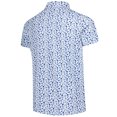 thumbnail image 3 of Youth Garb Royal Florida Gators Tom Allover Print Performance Polo, 3 of 4